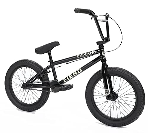 BMX Bike : Fiend BMX Type O 18 Inch Gloss Black / Grey Fade Freestyle BMX