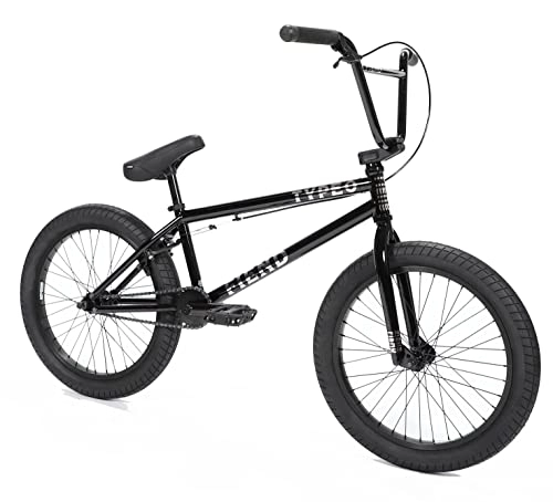 BMX Bike : Fiend BMX Type O Gloss Black Freestyle BMX, 20.5 inch TT