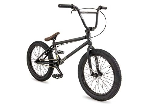 BMX Bike : Flybikes 2021 Neutron RHD BMX, Adult Unisex, Flat Black, 20.75