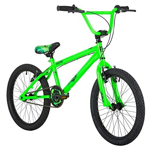 BMX Bike : Freespirit Savage 20" Kids BMX Bike - Neon Green