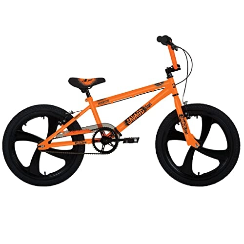 BMX Bike : Freespirit Savage 20" MAG Wheel BMX Bike Neon Orange
