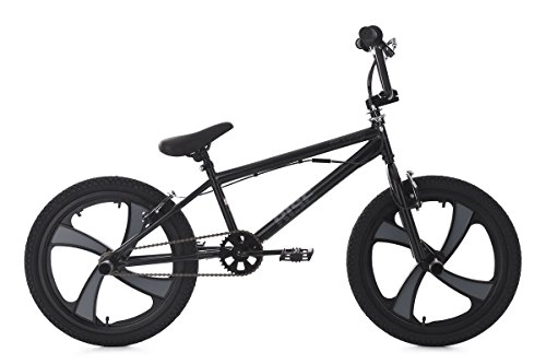 BMX Bike : Freestyle BMX 20" Rise Mag Wheels Black-Grey KS Cycling
