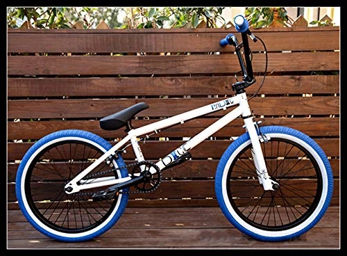 BMX Bike : GASLIKE Adult 20 Inch BMX Bike, Fancy Show Stunt BMX Bicycle For Beginner-Level to Advanced Riders Street Bikes 25T*9T
