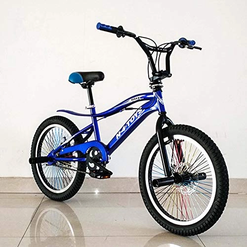 BMX Bike : GASLIKE BMX Bike-20 Inch, Stunt Action BMX Bicycle, Suitable For Beginner-Level to Advanced Riders Street Bikes BMX, E