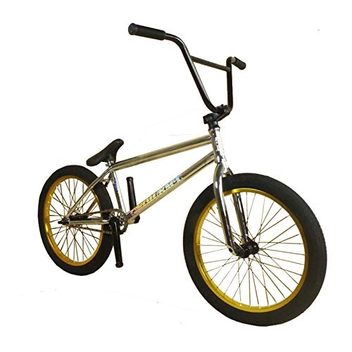 BMX Bike : GASLIKE BMX Bike for Teens And Adults, 20-Inch Wheels, Beginner-Level To Advanced Riders, 4130 Cr-Mo Steel Frame, 25 9T BMX Gearing