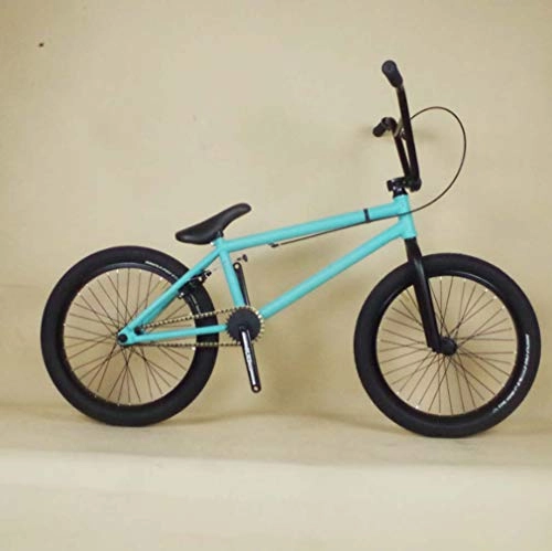 BMX Bike : GASLIKE BMX Bike for Teens And Adults, 20-Inch Wheels, Beginner-Level To Advanced Riders, 4130 Cr-Mo Steel Frame, Fork And Handlebar, 25 9T BMX Gearing