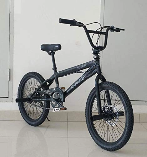 BMX Bike : GASLIKE Professional Grade 20-Inch BMX Race Bike, Stunt Action BMX Bicycle, Suitable For Beginner-Level to Advanced Riders Street BMX Bikes, A