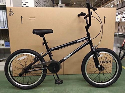 BMX Bike : Greytek Skorpion 20" Kid's BMX Bike (Black + Grey)