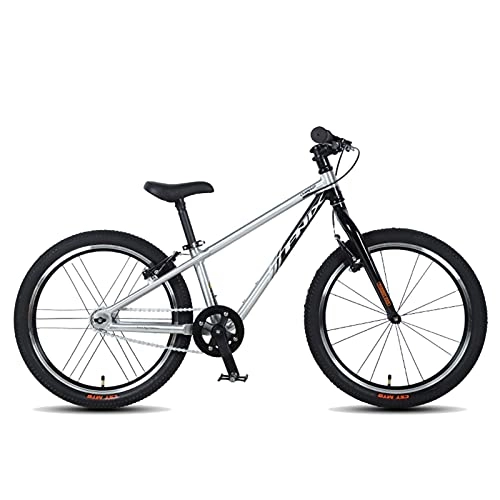 BMX Bike : Gymqian Kids Bike 20 inch Freestyle Boys and Girls Children's Bicycles 3 Colors, with Stabilizers, Brackets Bicycle, Silver