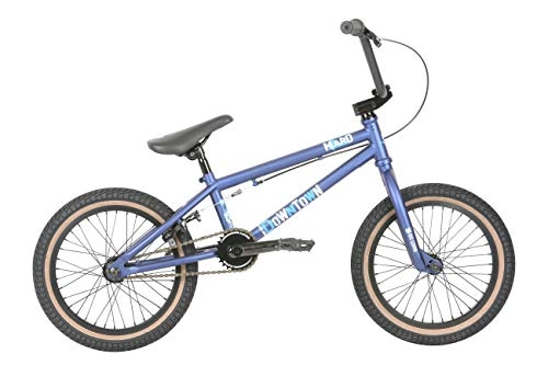 BMX Bike : Haro Downtown 16" 2019 BMX Freestyle Bike (16.4" - Matte Blue)