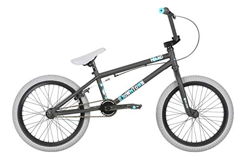 BMX Bike : Haro Downtown 18" 2019 BMX Freestyle Bike (18" - Matte Black)
