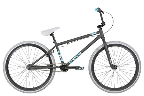 BMX Bike : Haro Downtown 24" 2019 BMX Freestyle Bike (21.7" - Matte Black)