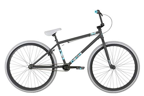 BMX Bike : Haro Downtown 26" 2019 BMX Freestyle Bike (22" - Matte Black)