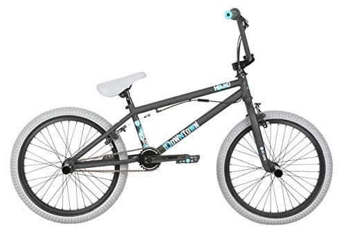 BMX Bike : Haro Downtown DLX 20" 2019 BMX Freestyle Bike (19.5" - Matte Black)