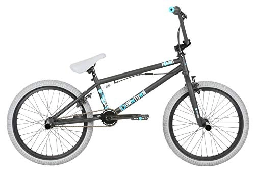 BMX Bike : Haro Downtown DLX 20" 2019 BMX Freestyle Bike (20.5" - Matte Black)
