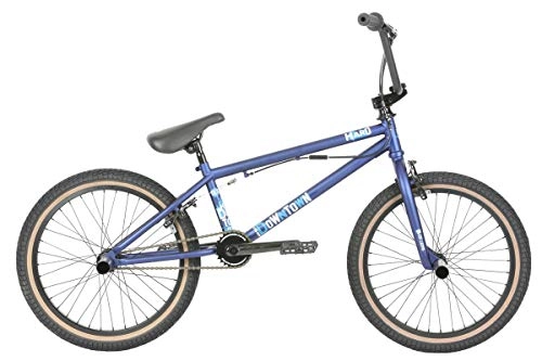 BMX Bike : Haro Downtown DLX 20" 2019 BMX Freestyle Bike (20.5" - Matte Blue)
