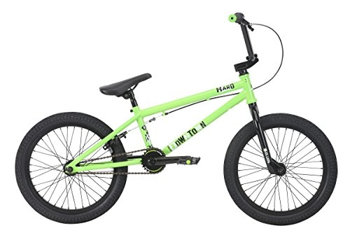 BMX Bike : Haro Kids' Downtown 18 BMX Bike, Gloss Lime, Inch