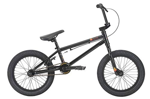 BMX Bike : Haro Leucadia 16" 2019 BMX Freestyle Bike (16.4" - Gloss Black)