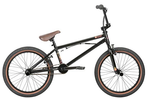 BMX Bike : Haro Leucadia DLX 20" 2019 BMX Freestyle Bike (20.5" - Gloss Black)