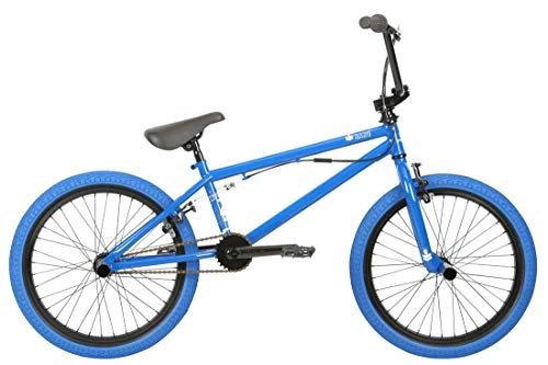 BMX Bike : Haro Leucadia DLX 20" 2019 BMX Freestyle Bike (20.5" - Gloss Metallic Blue)