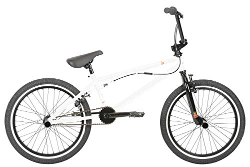BMX Bike : Haro Leucadia DLX 20" 2019 BMX Freestyle Bike (20.5" - Gloss White)