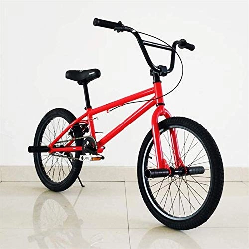 BMX Bike : HCMNME durable bicycle Adults 20-Inch BMX Bike, Professional Grade Stunt Action BMX Bicycle, Street BMX Bikes, Suitable For Beginner-Level to Advanced Riders Alloy frame with Disc Brakes