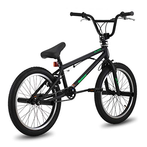 BMX Bike : Hiland 20" Kids Bike for Boys BMX Freestyle Bicycle, Black