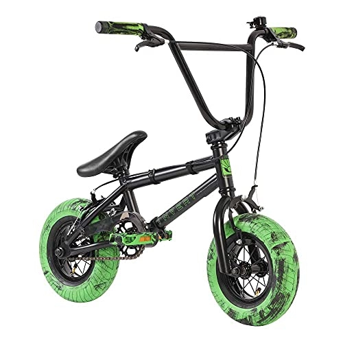 BMX Bike : Invert Supreme Havoc Mini BMX 10" Wheel for Age 6+ in Black / Blue / Green / Red / Pink (Green)