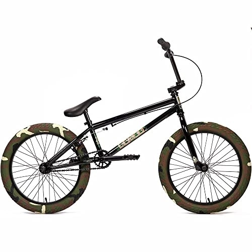 BMX Bike : Jet BMX Block BMX Bike Freestyle Bicycle Gloss Black / Camo
