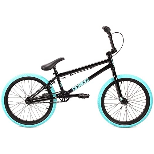 BMX Bike : Jet BMX Block BMX Bike Freestyle Bicycle Gloss Black / Teal