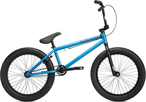 BMX Bike : Kink BMX Curb Complete Bike 2019 Matt Aquatic Blue 20 Inch