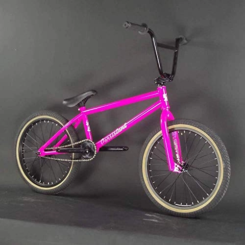 BMX Bike : Leifeng Tower Lightweight Adult 20-Inch Freestyle BMX Bike, Stunt Action BMX Bicycle Suitable For Beginner-Level to Advanced Riders Steel Frame Street BMX Bikes Inventory clearance (Color : C)