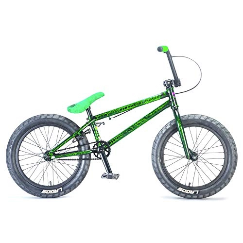 BMX Bike : Mafiabike Madmain 18 Complete BMX - Green Crackle