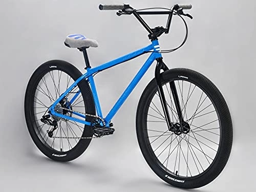 BMX Bike : Mafiabikes Bomma 27.5 Inch Blue Crackle Wheelie Bike