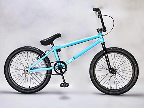 BMX Bike : Mafiabikes Kush 1 20 inch BMX Bike multiple colours freestyle park and street bicycle (Blue) (KUSH1RED)