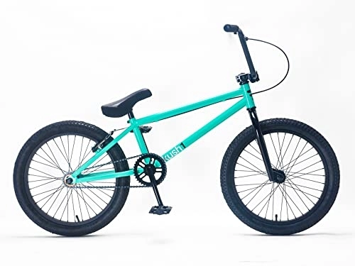 BMX Bike : Mafiabikes Kush 1 20 inch BMX Bike multiple colours freestyle park and street bicycle (Mint), (KUSH1RED)