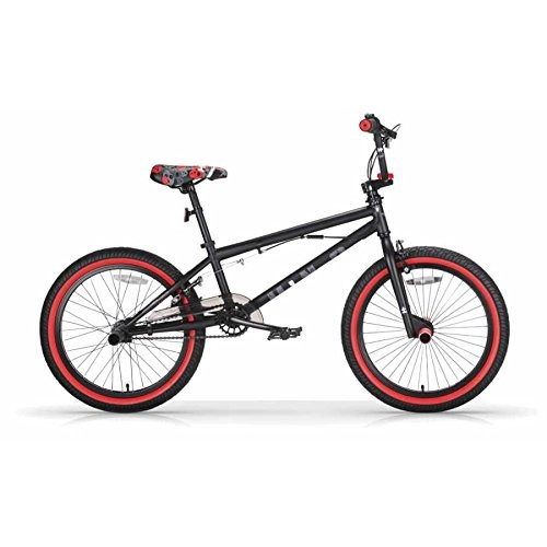 BMX Bike : MBM u-n + or BMX Bike of with Steel Frame and Freestyle, Black