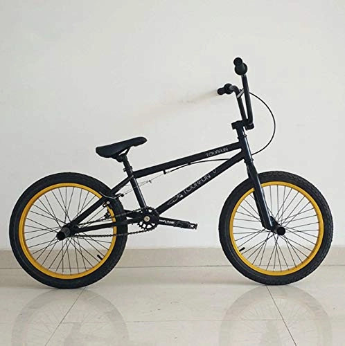 BMX Bike : MIAOYO Adults 20 Inch Professional BMX Bike, Stunt Action BMX Bicycle, Suitable for Beginner-Level To Advanced Riders Street Bikes BMX 25 * 9T, b