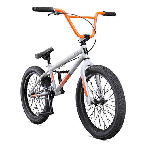 BMX Bike : Mongoose Unisex's Legion L20 Grey Bicycle, One size