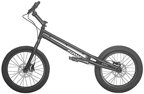 BMX Bike : MU 20 inch BMX Trial Bike / Bike Trial for Beginners and Advanced Riders, Crmo Frame and Fork, with Brake, Black, Standard Version