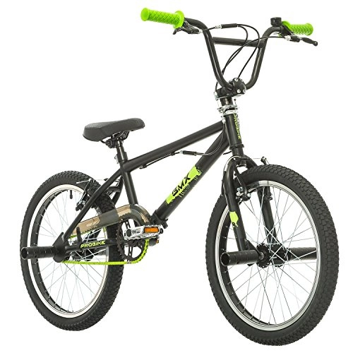BMX Bike : Multibrand, PROBIKE BMX 20, V-BRAKE, 20 inch, 270 mm, Unisex, 360 degree handlebar, single speed (Black)