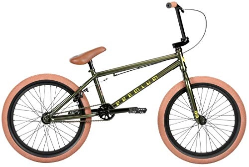 BMX Bike : Premium Inspired 20" 2019 BMX Freestyle Bike (20.5" - Olive)
