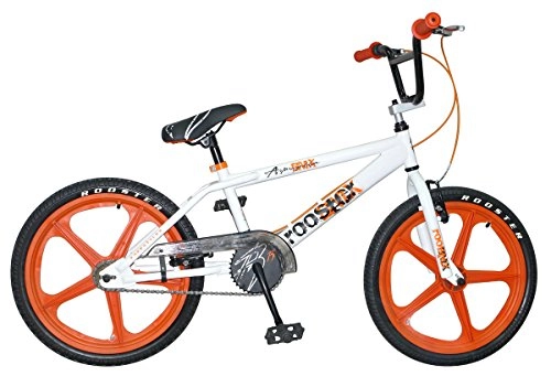 BMX Bike : Rooster Armageddon Skyway Mag BMX Bike - White / Orange / White