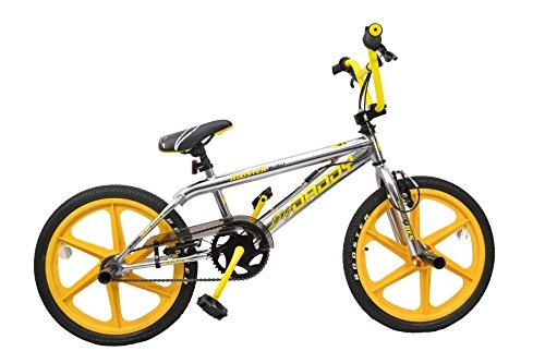 BMX Bike : Rooster Big Daddy Chrome Mag Wheeled BMX Bike - Metallic Yellow
