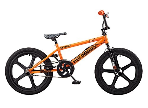 BMX Bike : Rooster Big Daddy Single Speed BMX, 20" MAG Wheels, Orange