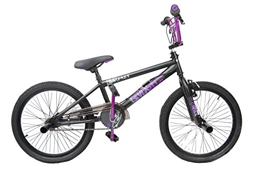 BMX Bike : Rooster Go Easy BMX Bike - Black / Purple