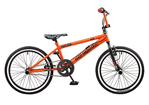 BMX Bike : Rooster Kids' Big Daddy Bike, Black / Orange, Medium