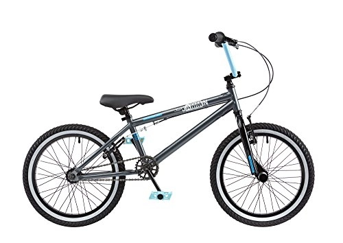 BMX Bike : Rooster Kids' Jammin Bike, Grey / Black, Medium
