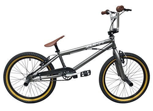 BMX Bike : Rooster Zuka-20 Wheel BMX Bike - Grey / Grey