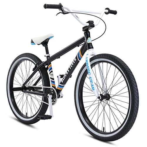 BMX Bike : SE Bikes 2021 Blocks Flyer 26 Inch Complete Bike Black Sparkle